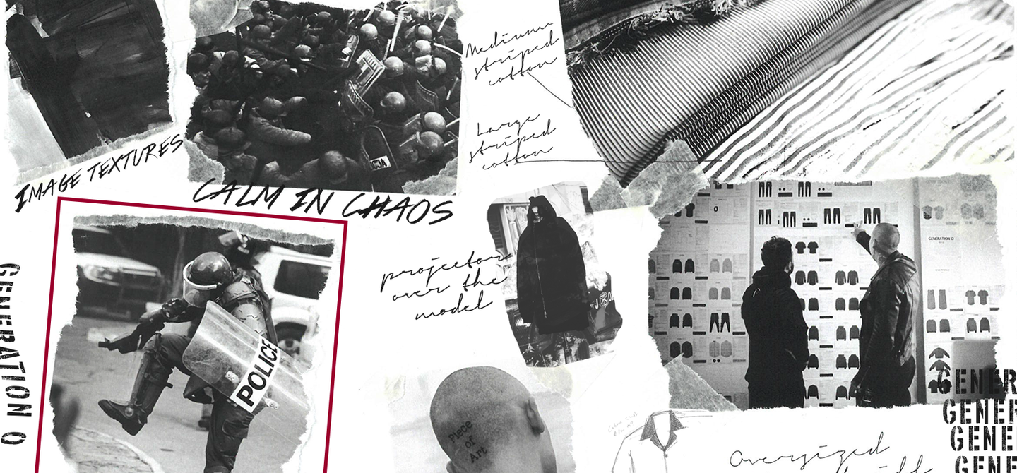 Other UK streetwear clothing brand AW17 Autumn Winter 2017 collection moodboard ripped denim oversized tees cuban collar parka downfill