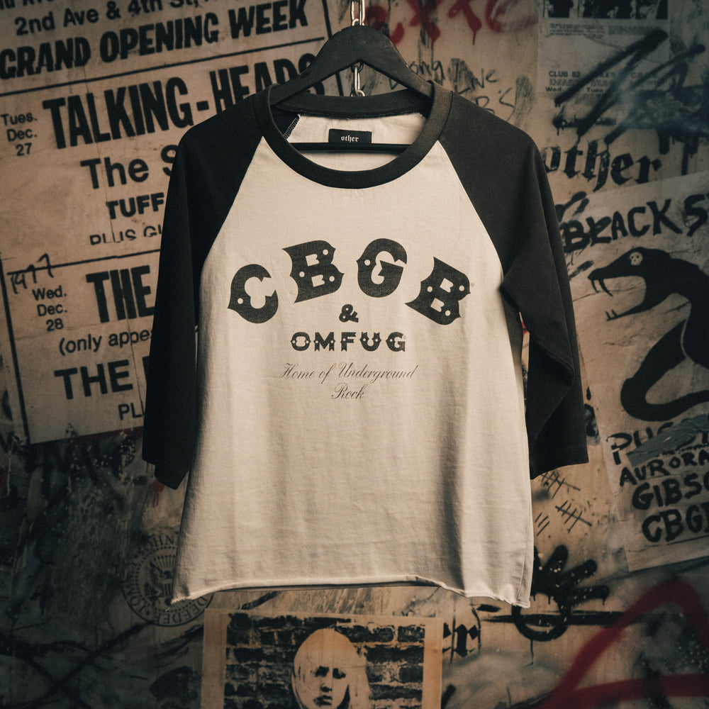 CBGB VINTAGE BASEBALL TEE