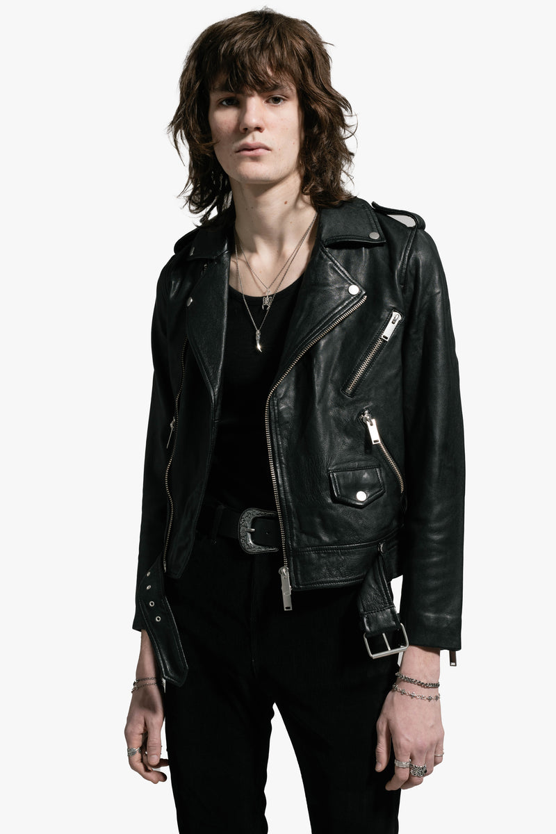 The Deuce Biker Jacket - Vintage Black