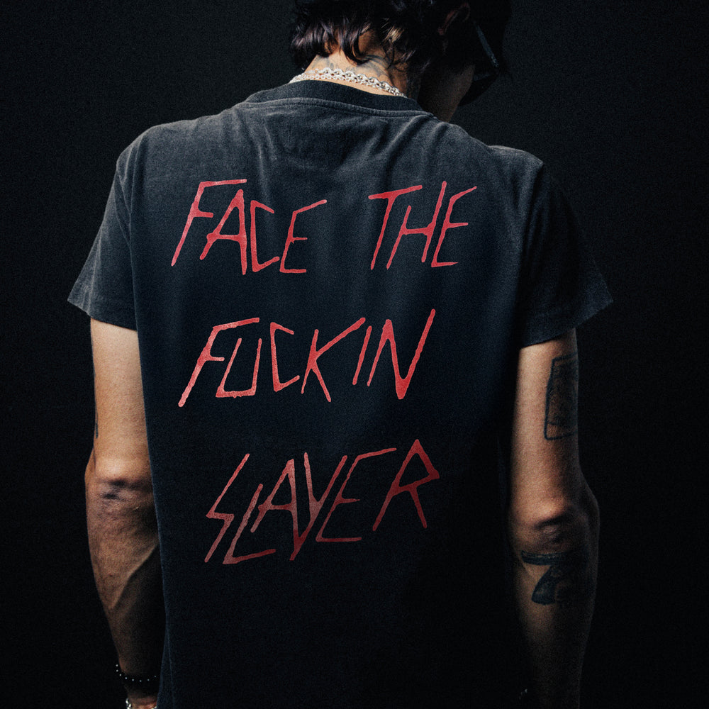 SLAYER スレイヤー FUCKIN' SLAYER プリント Tシャツ SLAYER FACE THE FUCKIN SLAYER VINTAGE T-SHIRT ‐ OTHER