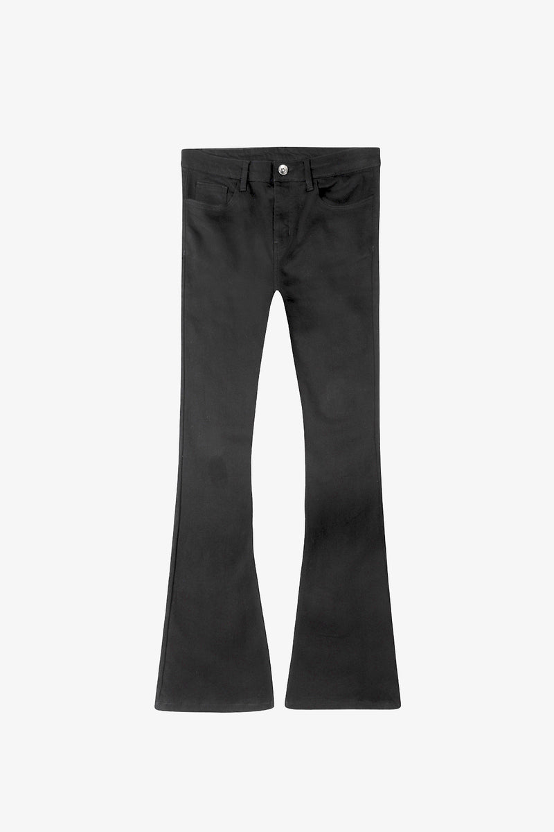 O24 Flared Jeans | Worn Black