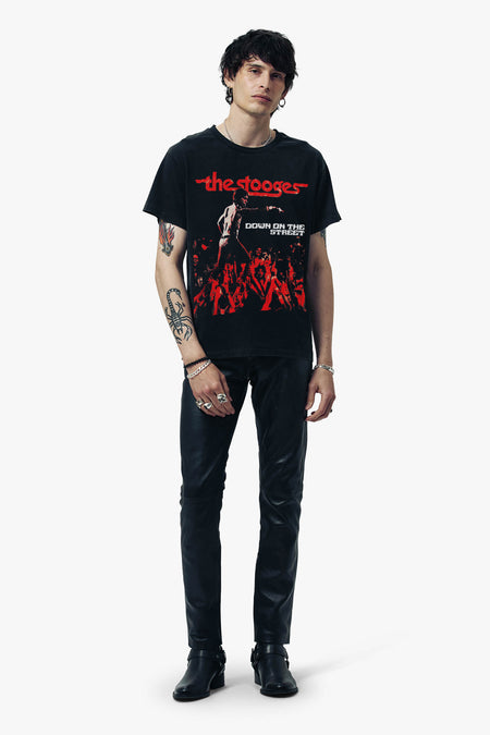 IGGY & THE STOOGES DOWN ON THE STREET VINTAGE T-SHIRT