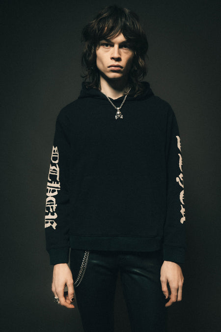 OTHER Sleeve Print Oversize Hoodie