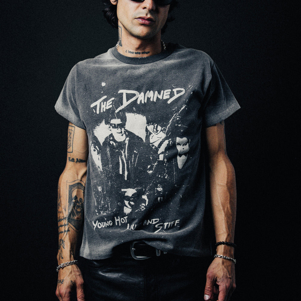 THE DAMNED YOUNG HOT LOUD & STIFF VINTAGE T-SHIRT ‐ OTHER