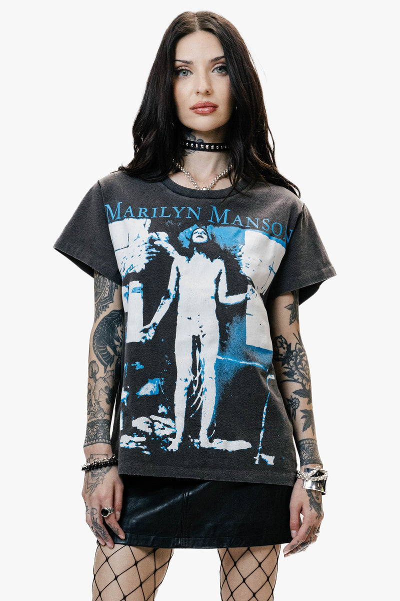 MARILYN MANSON ANGEL WITH THE SCABBED WINGS VINTAGE T-SHIRT
