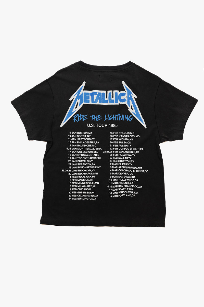 METALLICA RIDE THE LIGHTNING US TOUR VINTAGE T-SHIRT