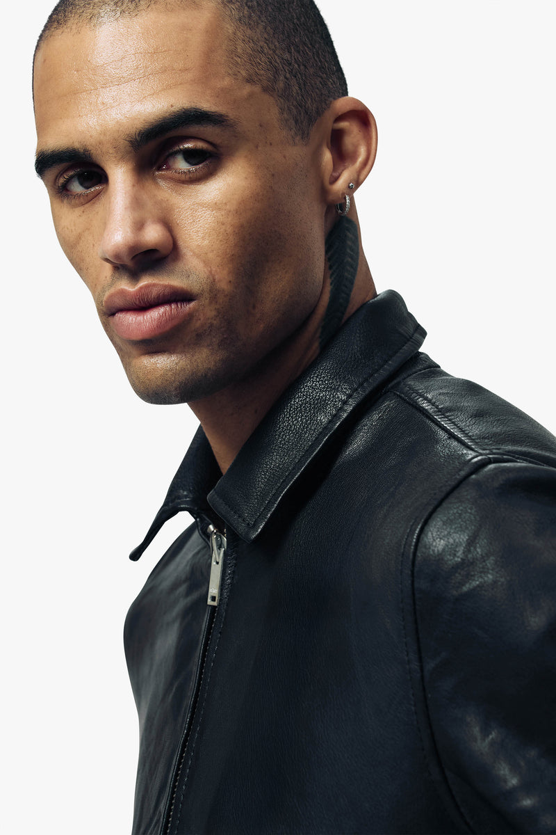 Ziggy Bomber Jacket | Vintage Black
