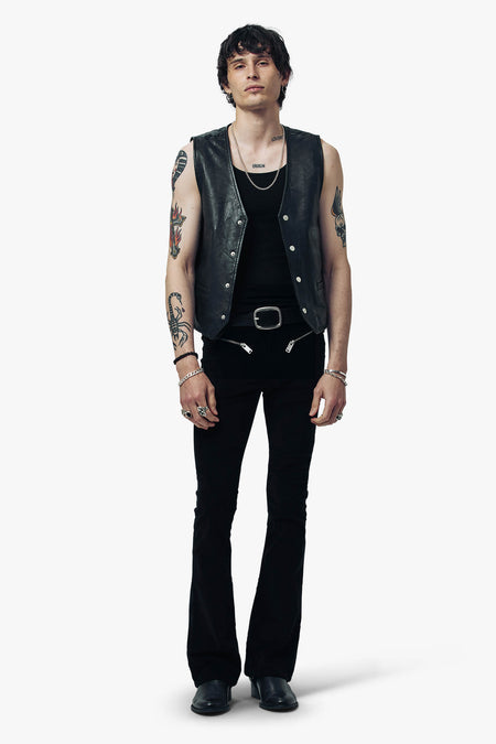 The Leather Cut - Vintage Black
