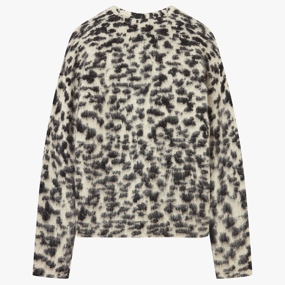 Brush Knit Leopard Cardigan ‐ OTHER