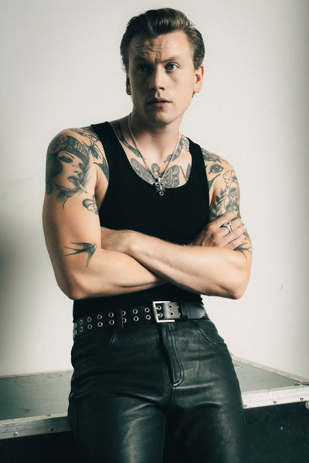 Adler Belt - Black Leather