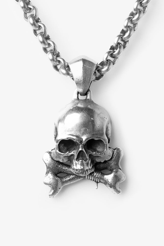 Skull cross Pendant silver pendant silver jewelry gothic necklace cross necklace skull necklace 2024 unique necklace