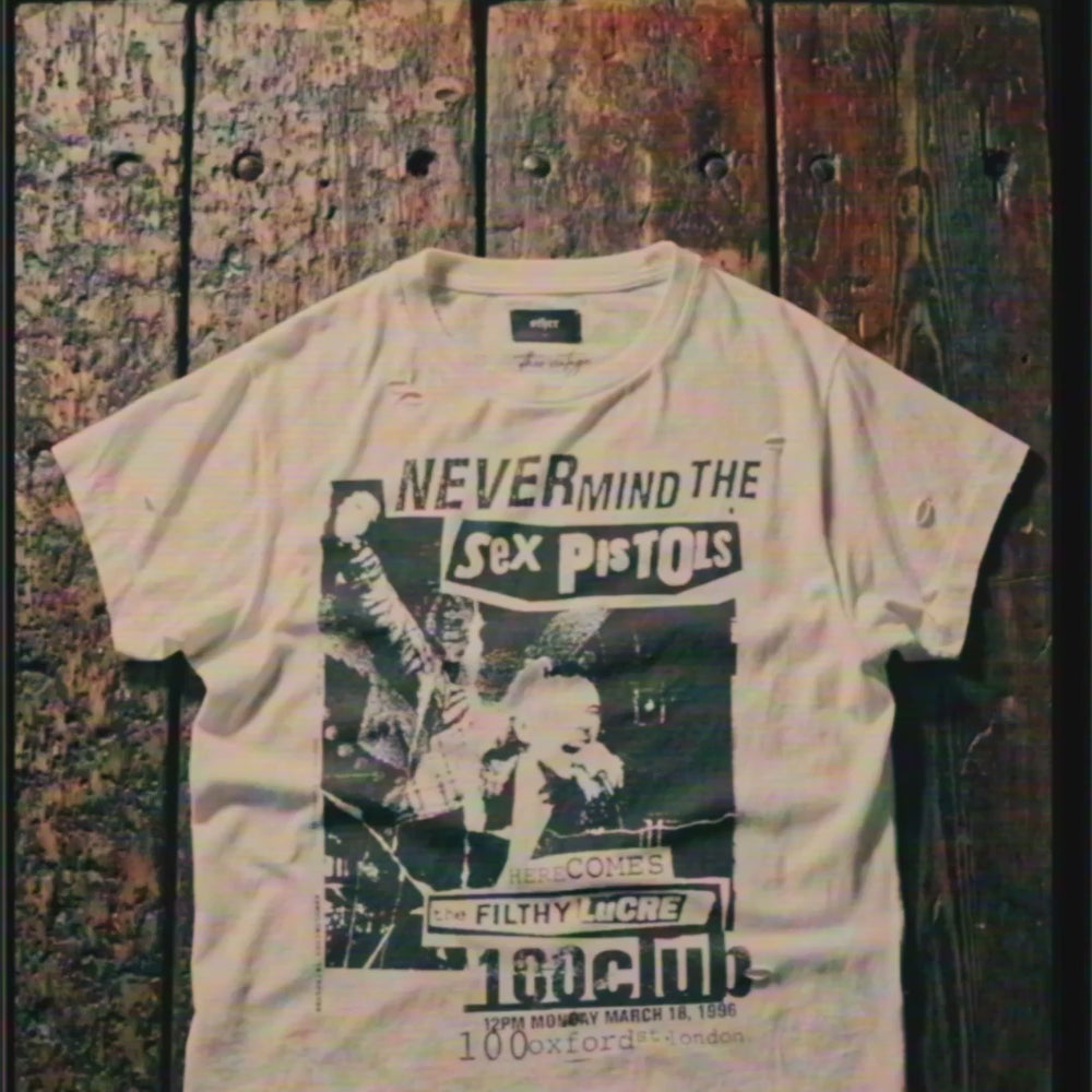Vintage 90s Sex Pistols Filthy Lucre Tour Nevermind Johnny