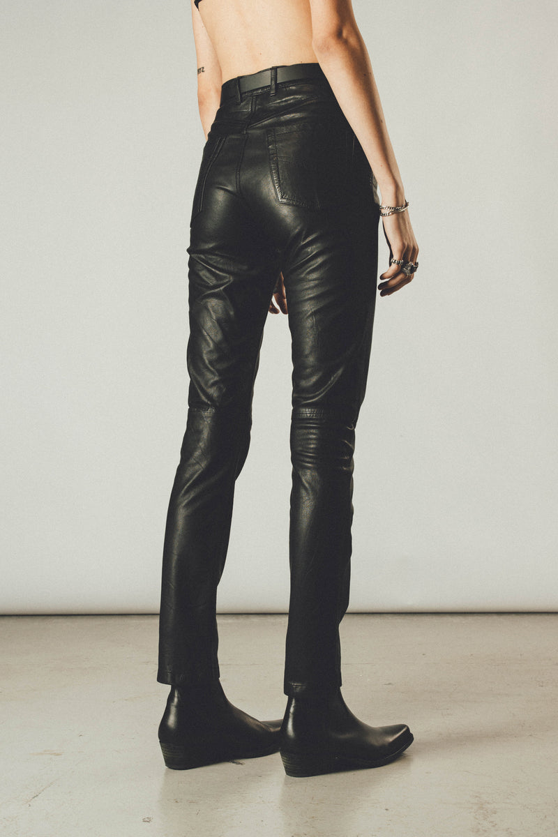 The Leather Pants - Vintage Black
