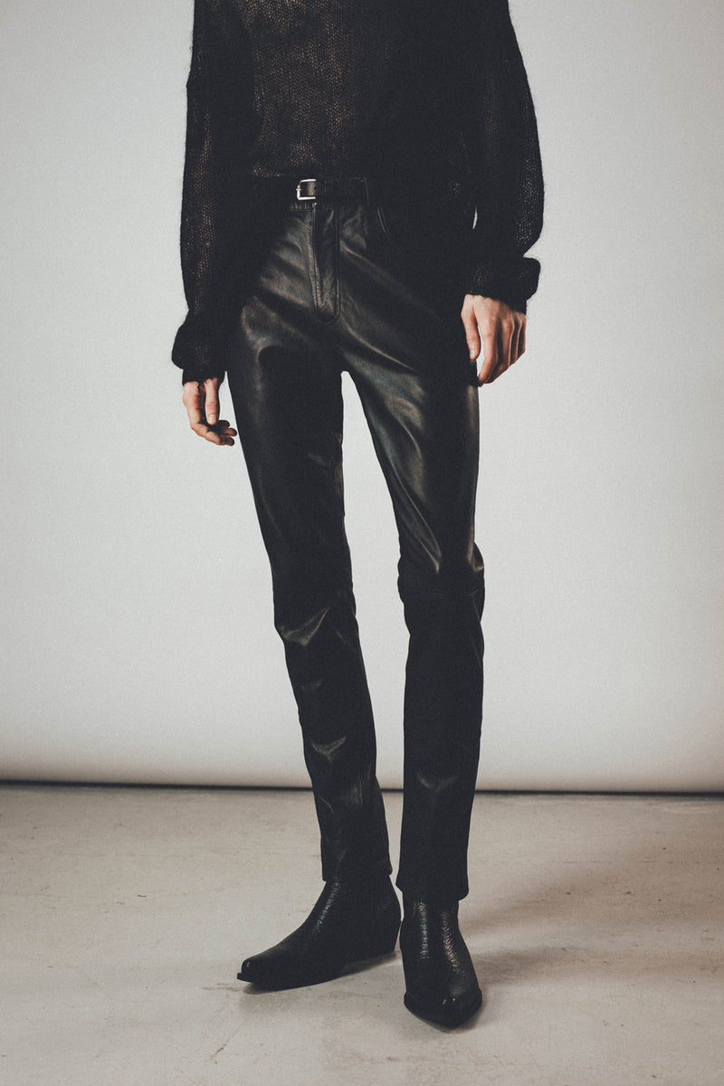 The Leather Pants - Vintage Black