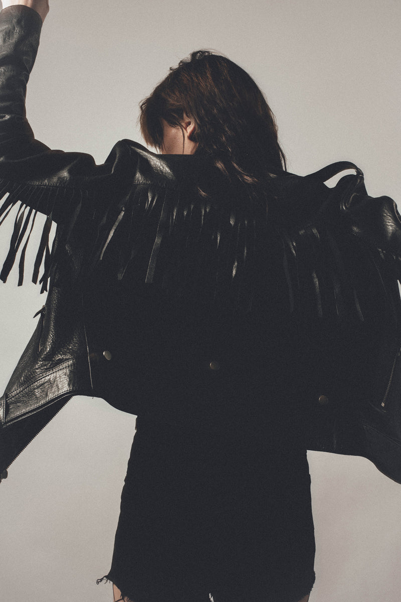 Outlaw Biker Jacket - Black