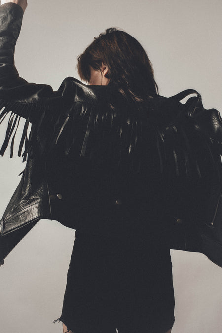 Outlaw Biker Jacket - Black