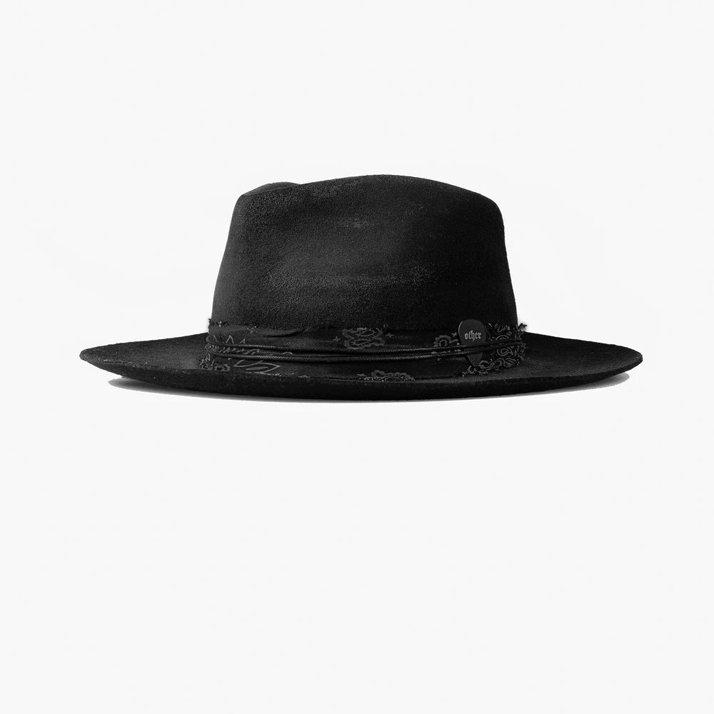 THE WEILAND FEDORA HAT RELIC BLACK ON BLACK & OTHER