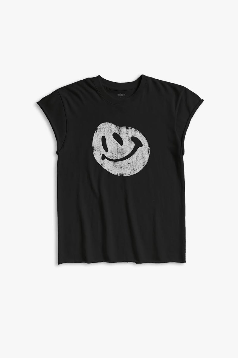 HAPPY FACE ROCKER TEE