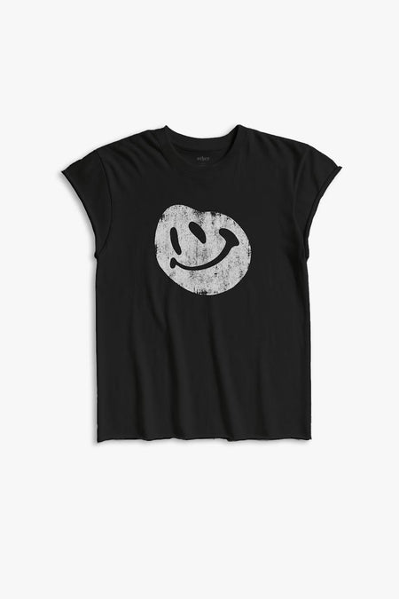 HAPPY FACE ROCKER TEE