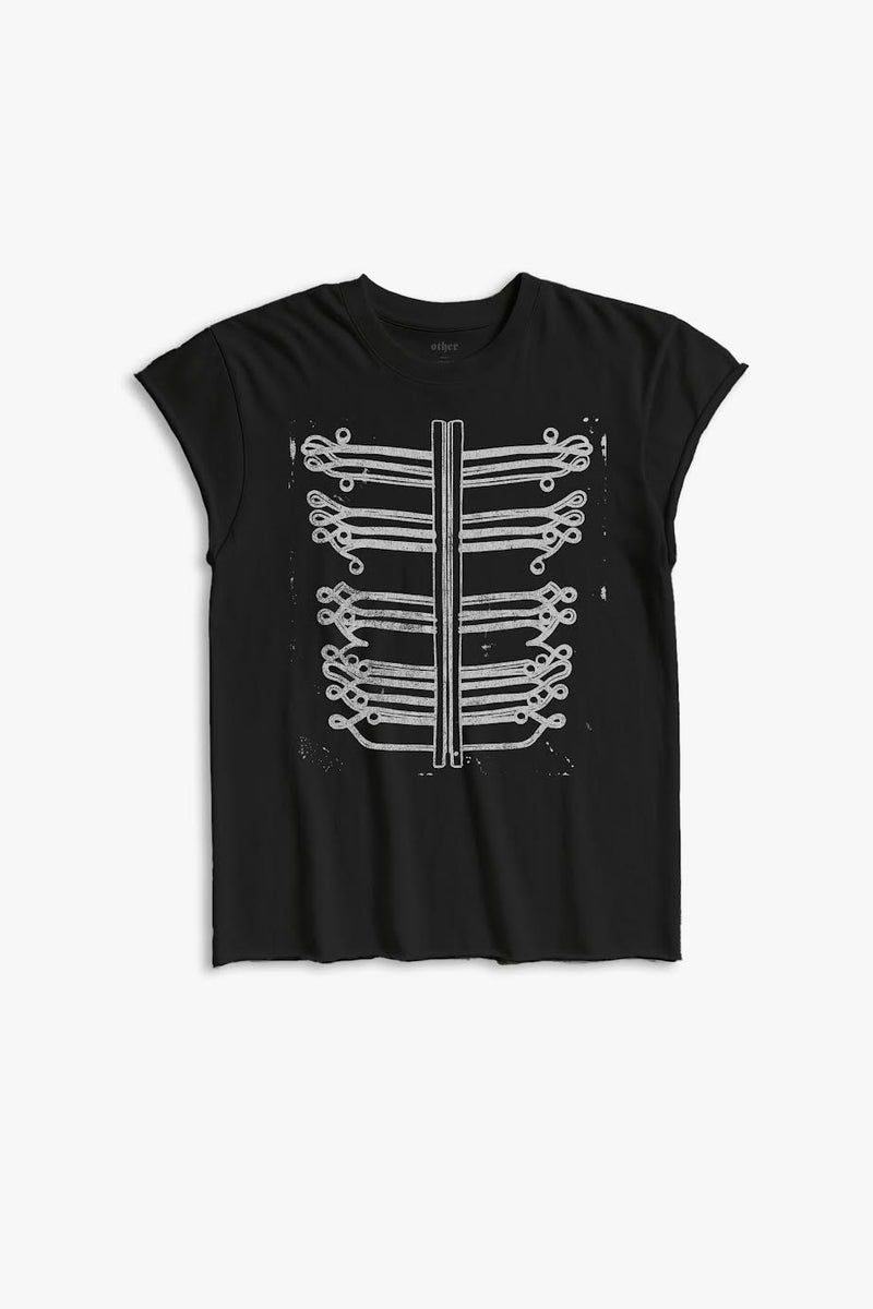 NAPOLEON ROCKER TEE - BLACK