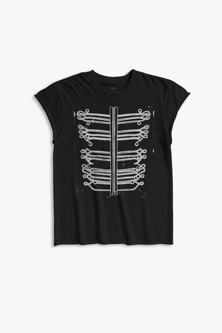 NAPOLEON ROCKER TEE - BLACK