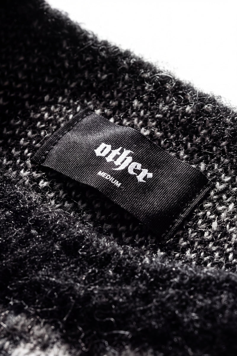 REVERSE SKELETON JUMPER - BLACK