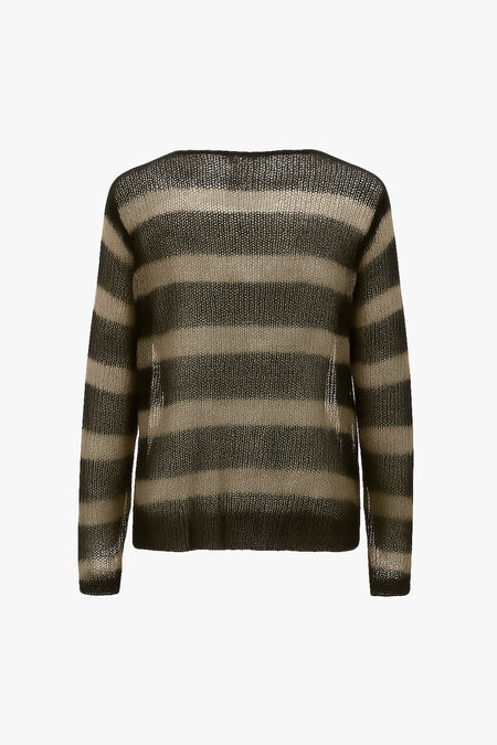 BAND STRIPE NAVARRO JUMPER - BLACK & BONE