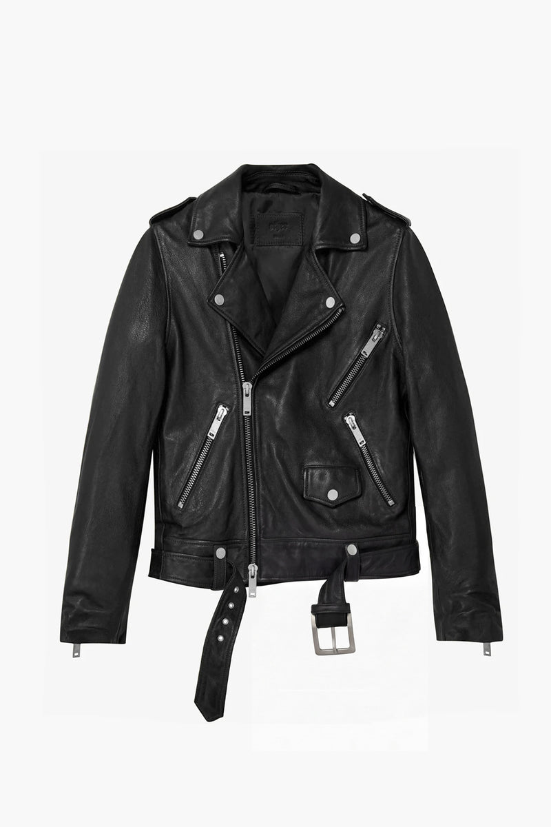 The Deuce Biker Jacket - Vintage Black