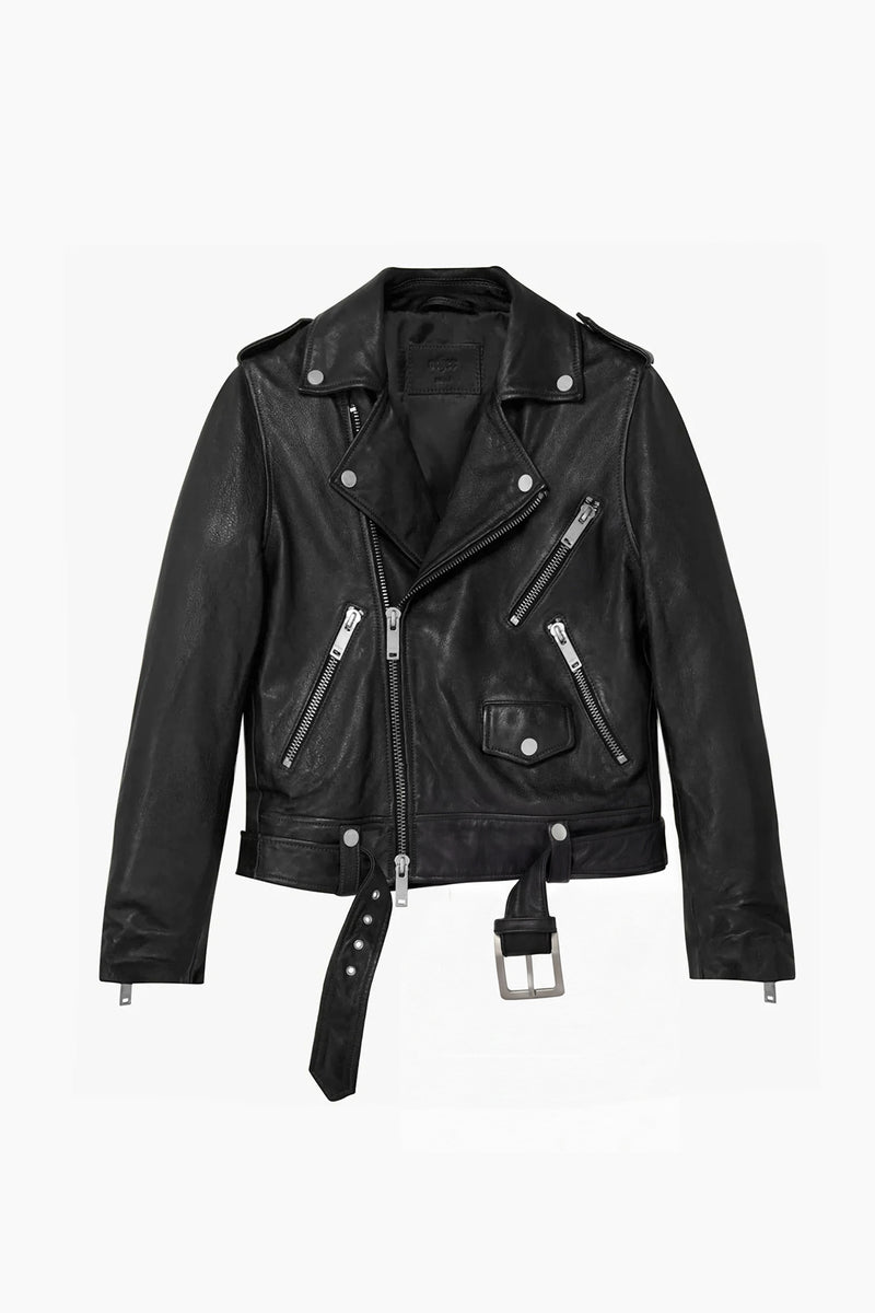 The Deuce Biker Jacket - Vintage Black