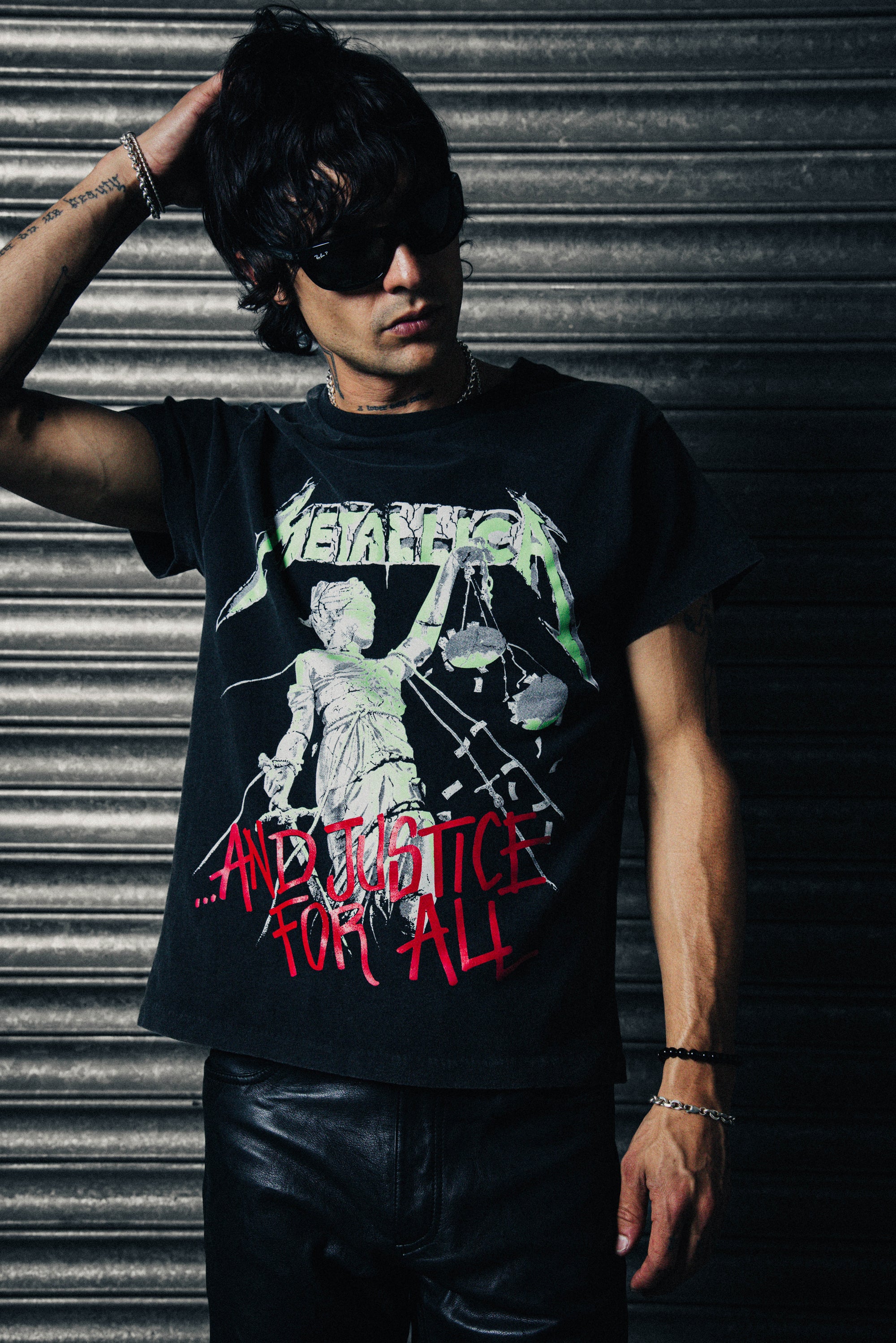 METALLICA AND JUSTICE FOR ALL VINTAGE T-SHIRT ‐ OTHER
