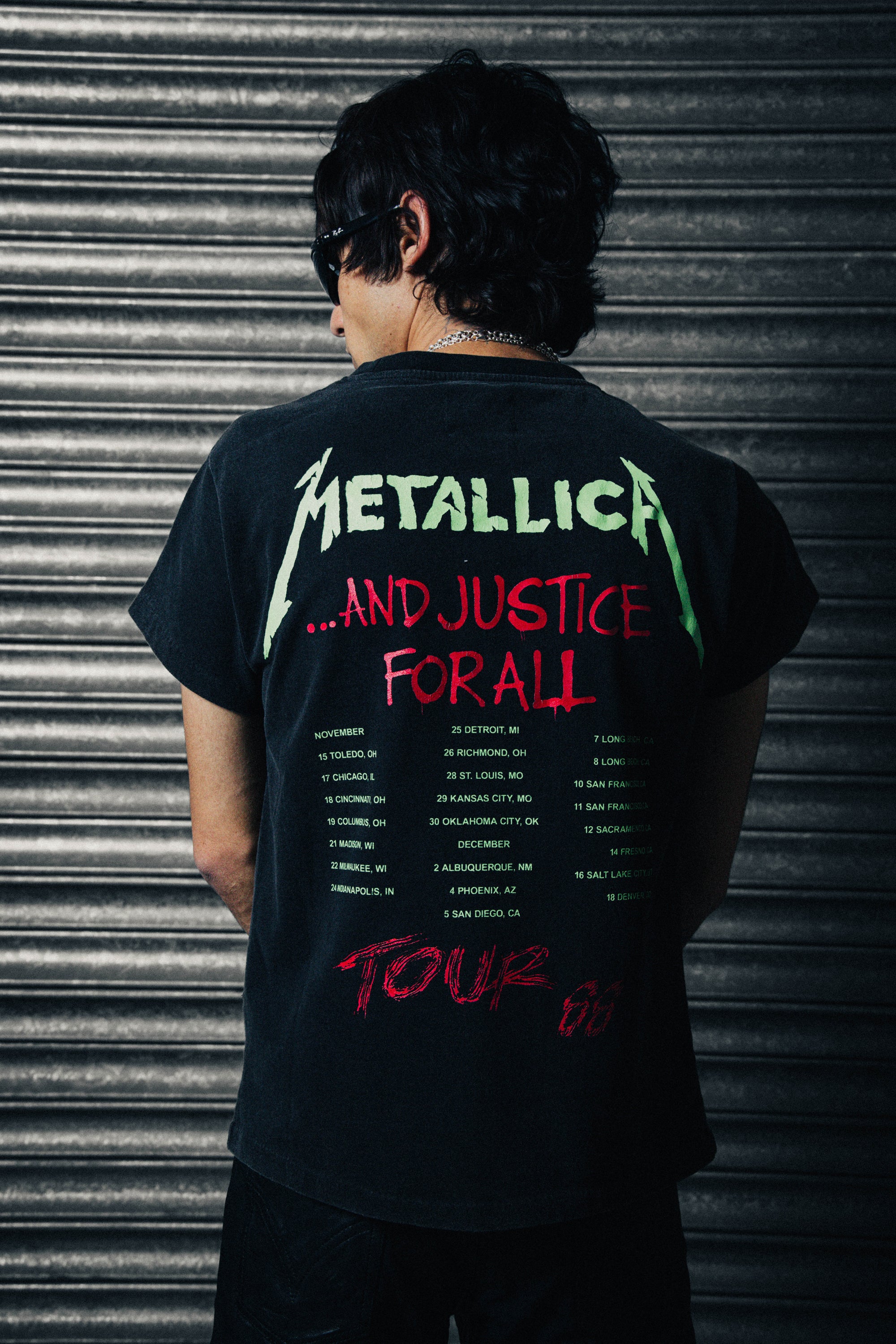 【激レア】llica ...AND JUSTICE Tour Tシャツ METALLICA AND JUSTICE FOR ALL VINTAGE T-SHIRT ‐ OTHER