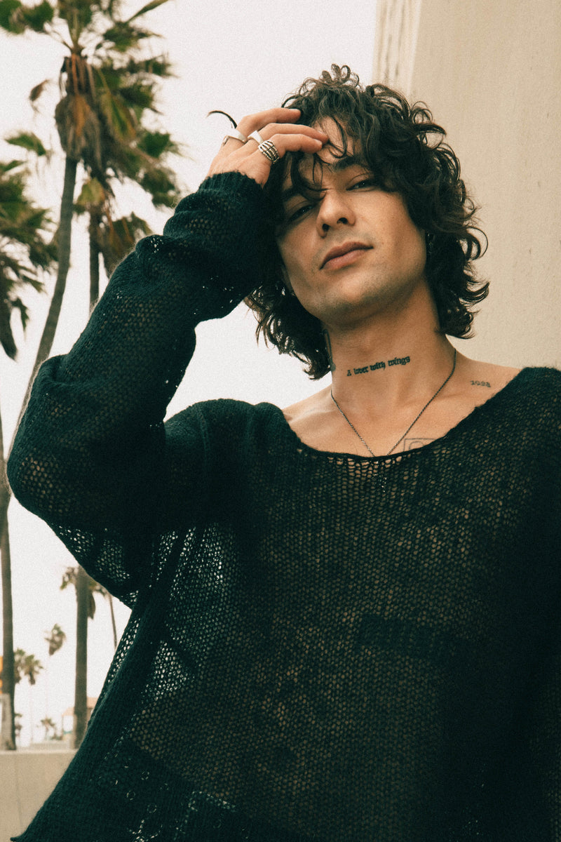 OVERSIZED NAVARRO JUMPER - Black