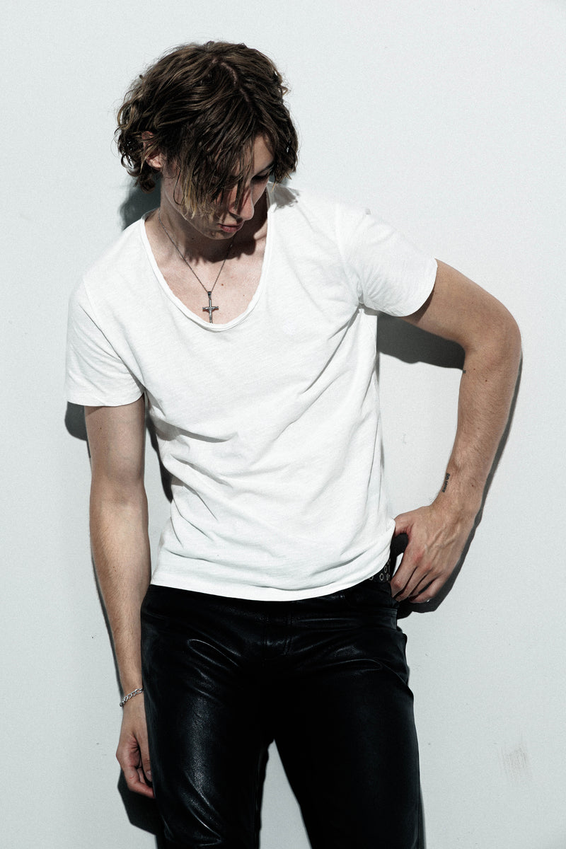 Icon Raw Scoop Tee - Bone