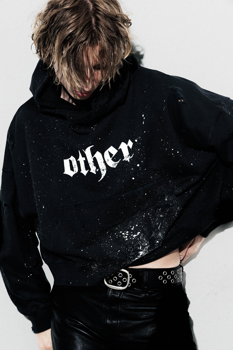 OTHER PRINT STUDIO CROPPED HOODIE