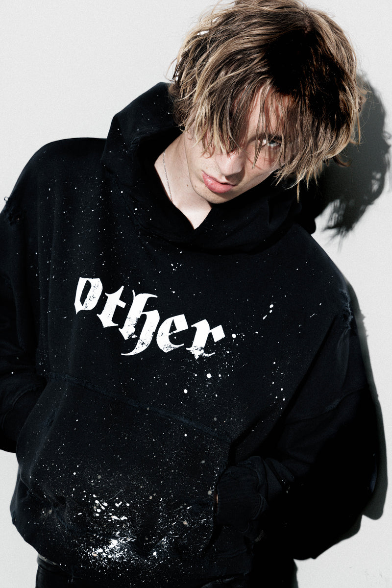OTHER PRINT STUDIO CROPPED HOODIE