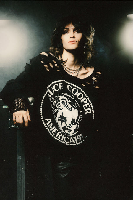 Alice Cooper 1973 Destroyed Sweatshirt