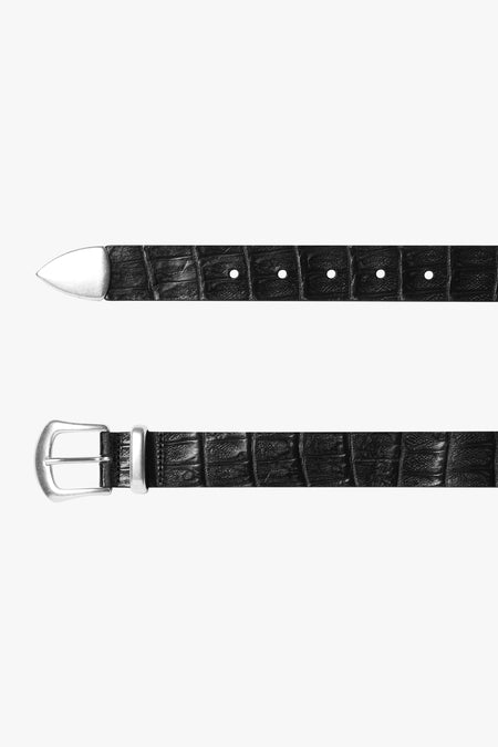 THIRTY WEST BELT | BLACK CROC