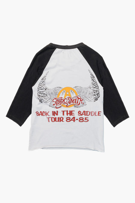 Aerosmith Back in the Saddle Vintage Baseball Tee