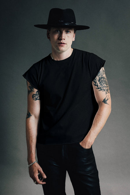 Rocker Tee - Jet Black