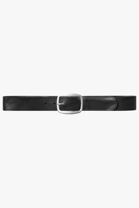 SCOTT BELT - BLACK LEATHER