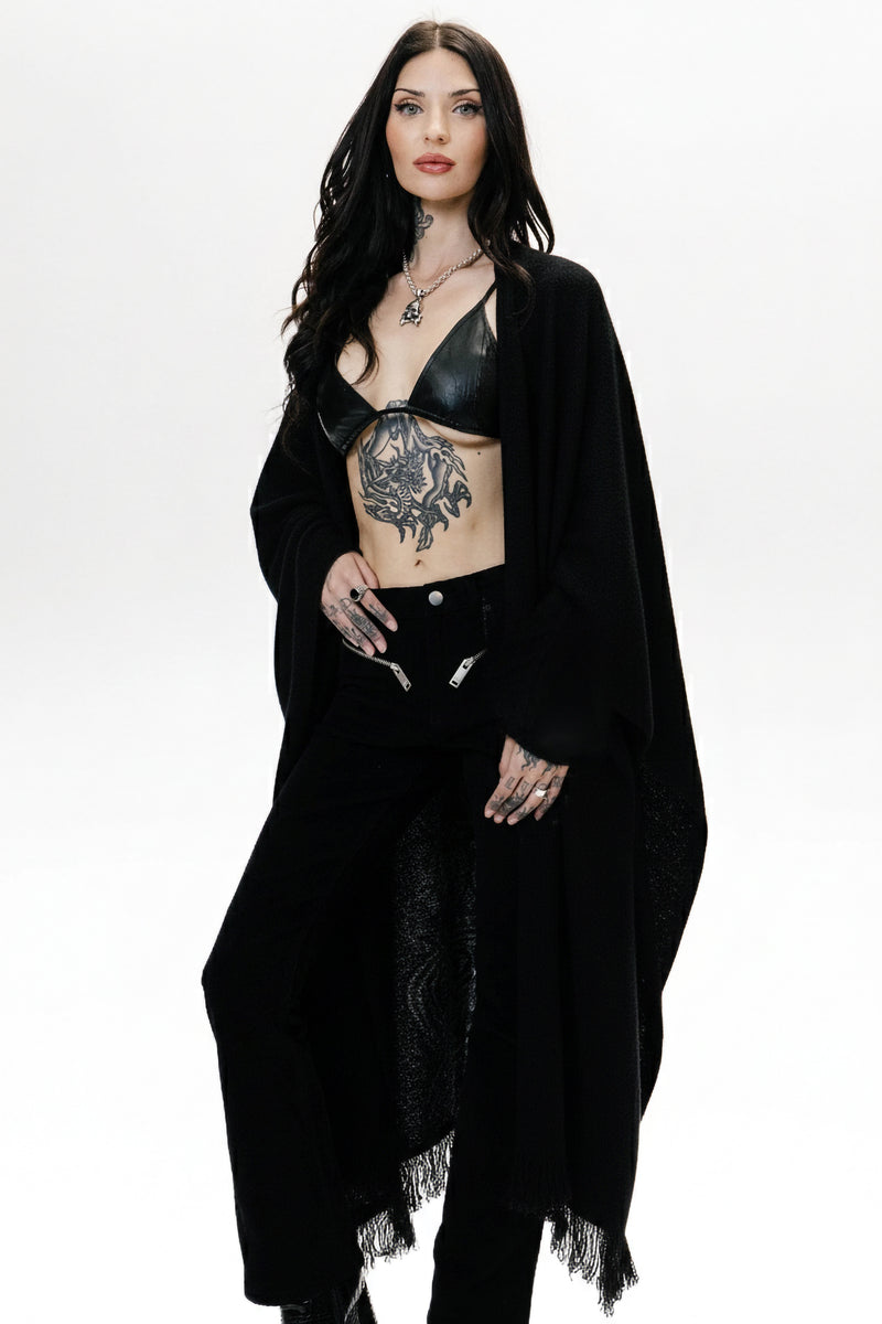 The  Poncho - Black