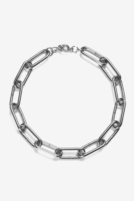 XL Industrial Choker Chain | Silver