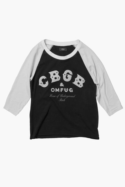 CBGB VINTAGE BASEBALL TEE | BLACK – OTHER