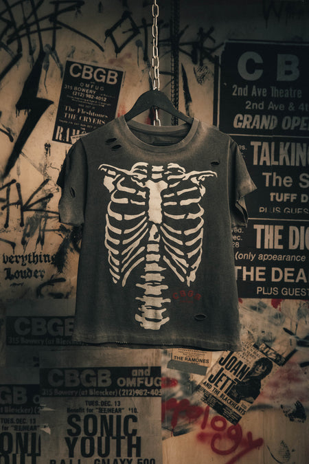 CBGB 1980'S BONES VINTAGE T-SHIRT