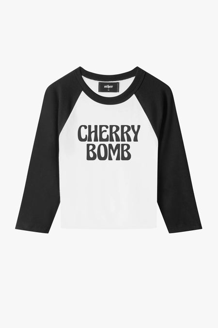 Cherry Bomb 3/4 Baby Baseball T-Shirt