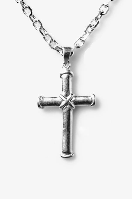 .925 Knotted Cross Pendant