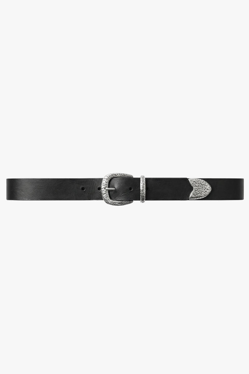 CASTAWAY BELT - DISTRESSED BLACK