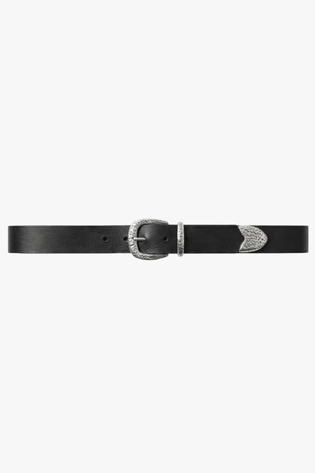 CASTAWAY BELT - DISTRESSED BLACK