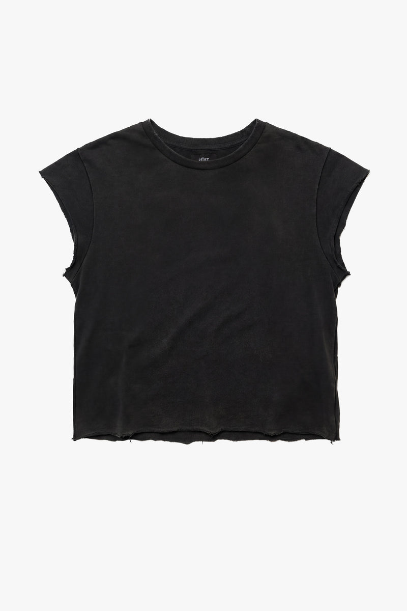 Vintage Issue Raw Edge T-Shirt - Worn Black