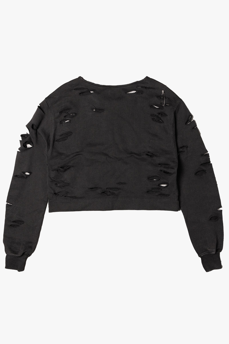 Alice Cooper Destroyed Sweatshirt